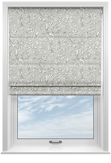Aviary Velvet, Whisper - Twist&Fit Roman Blind